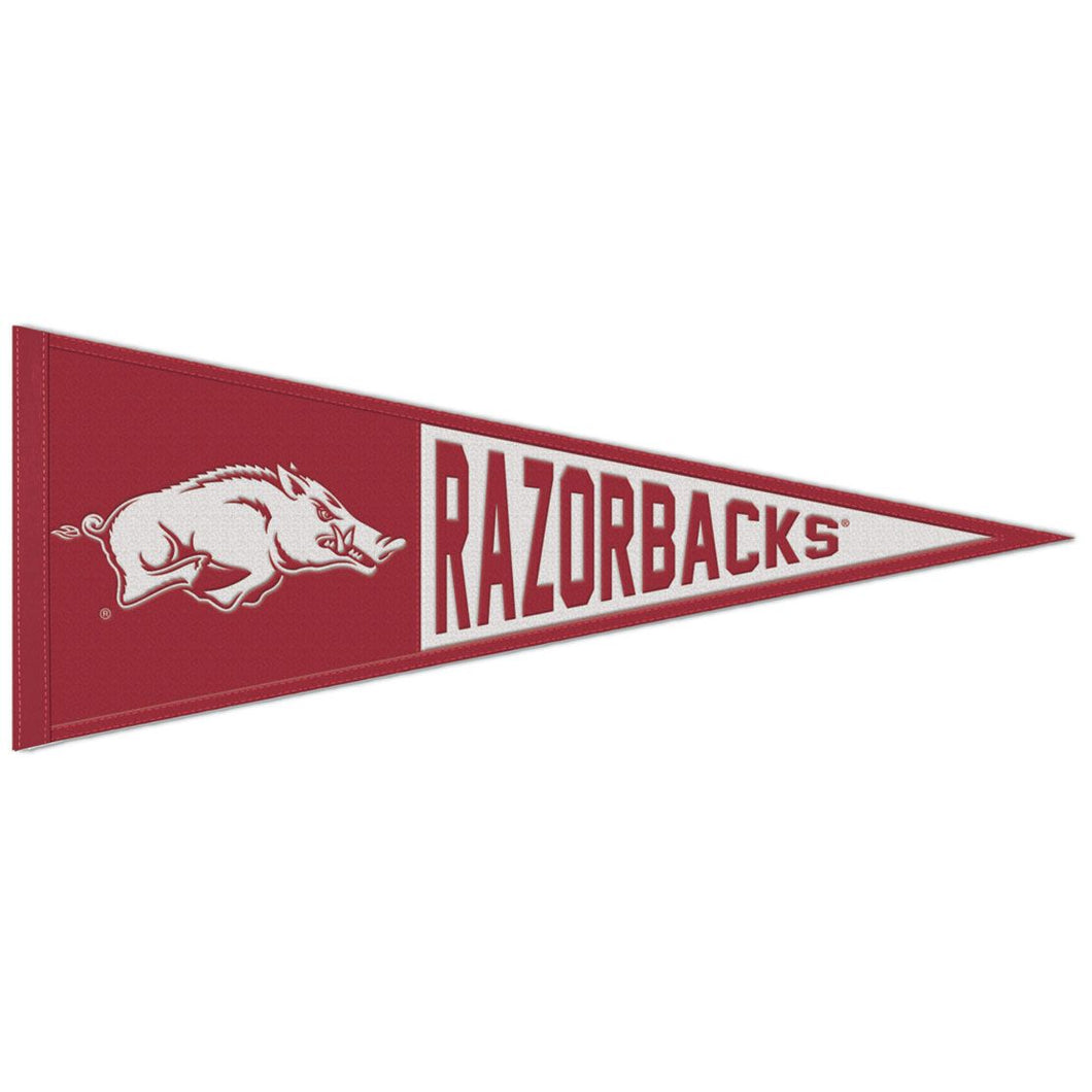 Arkansas Razorbacks Wool Pennant - 13