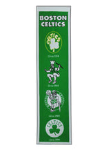 Boston Celtics Heritage Wool Banner 8"x32"