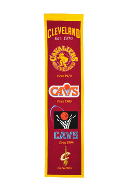 Cleveland Cavaliers Heritage Wool Banner 8