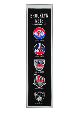 Brooklyn Nets Heritage Wool Banner 8