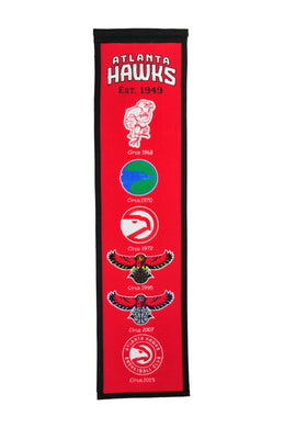 Atlanta Hawks Heritage Wool Banner 8