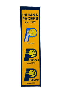 Indiana Pacers Heritage Wool Banner 8