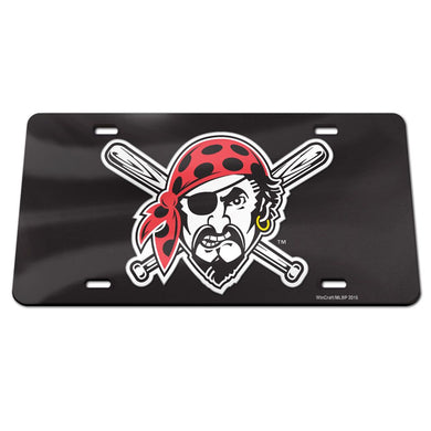 Pittsburgh Pirates Jolly Roger Acrylic License Plate