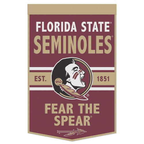 Florida State Seminoles Wool Banner - 24