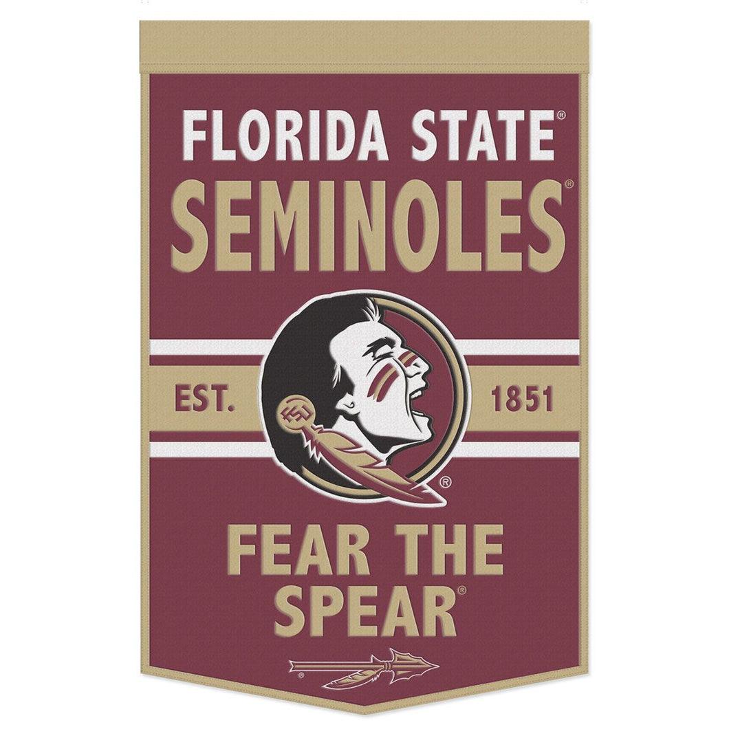 Florida State Seminoles Wool Banner - 24