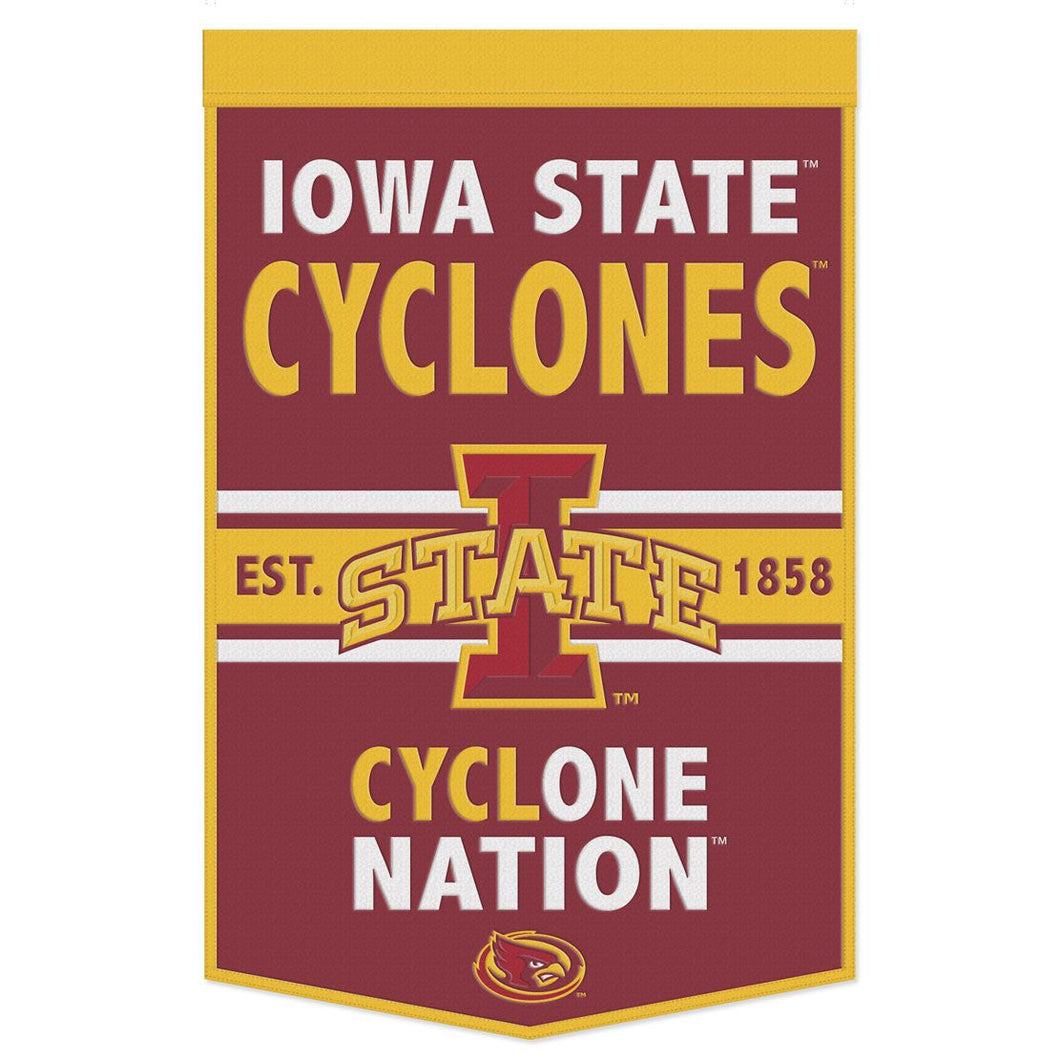 Iowa State Cyclones Wool Banner - 24