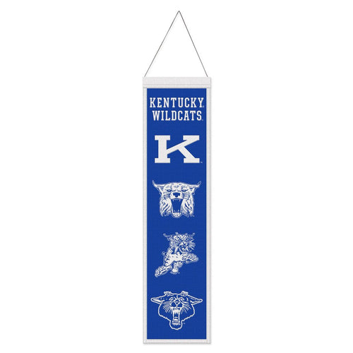 Kentucky Wildcats Logo Evolution Wool Banner - 8