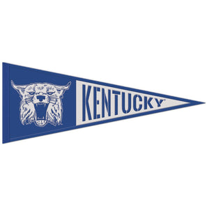 Kentucky Wildcats Throwback Logo Wool Pennant - 12"x32"