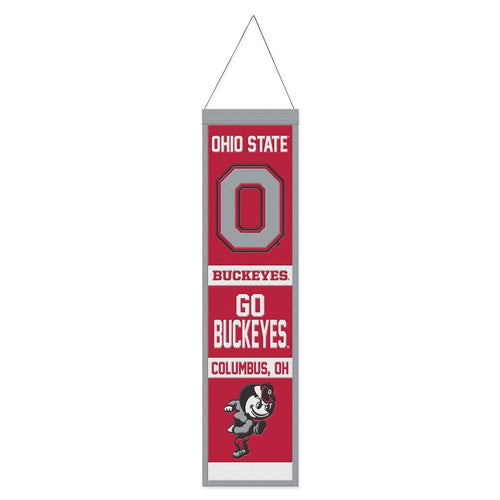 Ohio State Buckeyes Wool Banner - 8