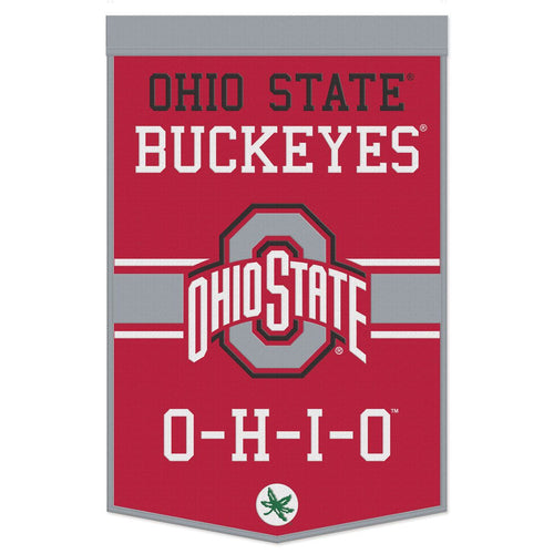 Ohio State Buckeyes Wool Banners - 24