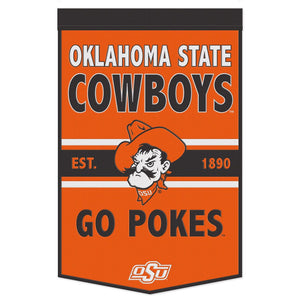 Oklahoma State Cowboys Wool Banner - 24"x38" GO POKES