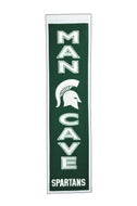Michigan State Spartans Man Cave Banner - 8"x32"
