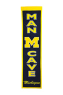 Michigan Wolverines Man Cave Banner - 8"x32"