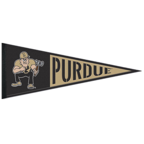 Purdue Boilermakers Throwback Logo Wool Pennant - 13