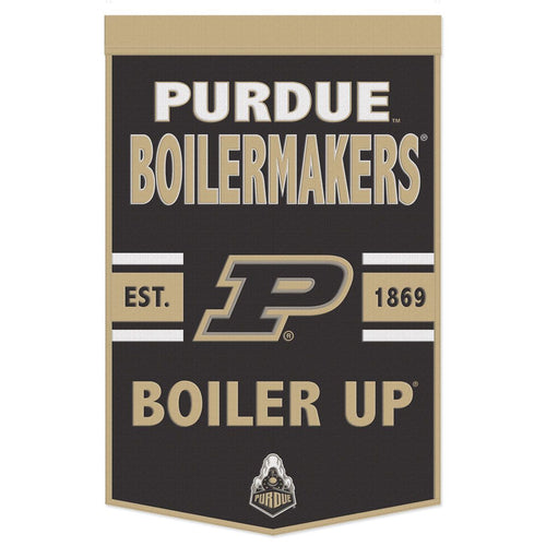 Purdue Boilermakers Wool Banner - 24