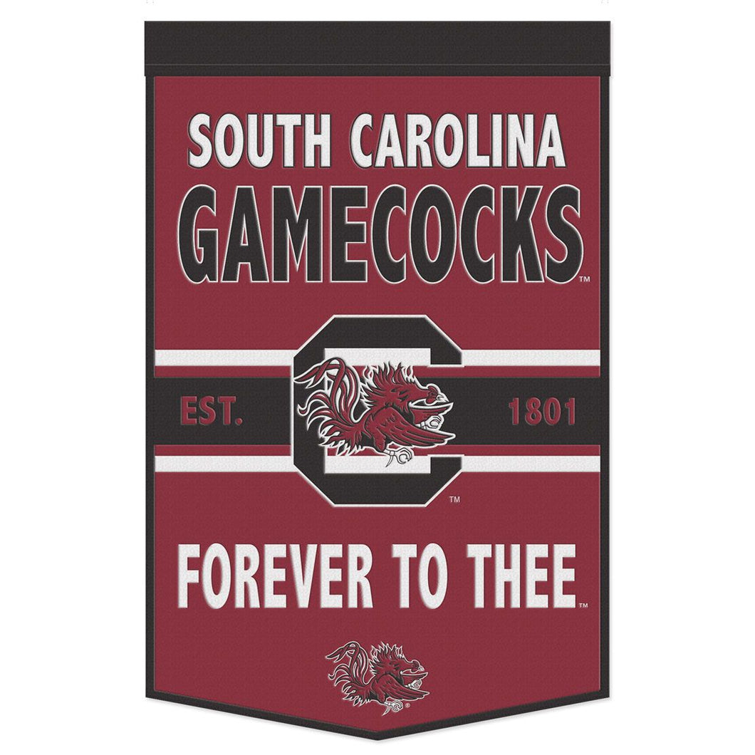 South Carolina Gamecocks Wool Banner - 24