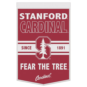 Stanford Cardinal Wool Banner - 24"x38" FEAR THE TREE