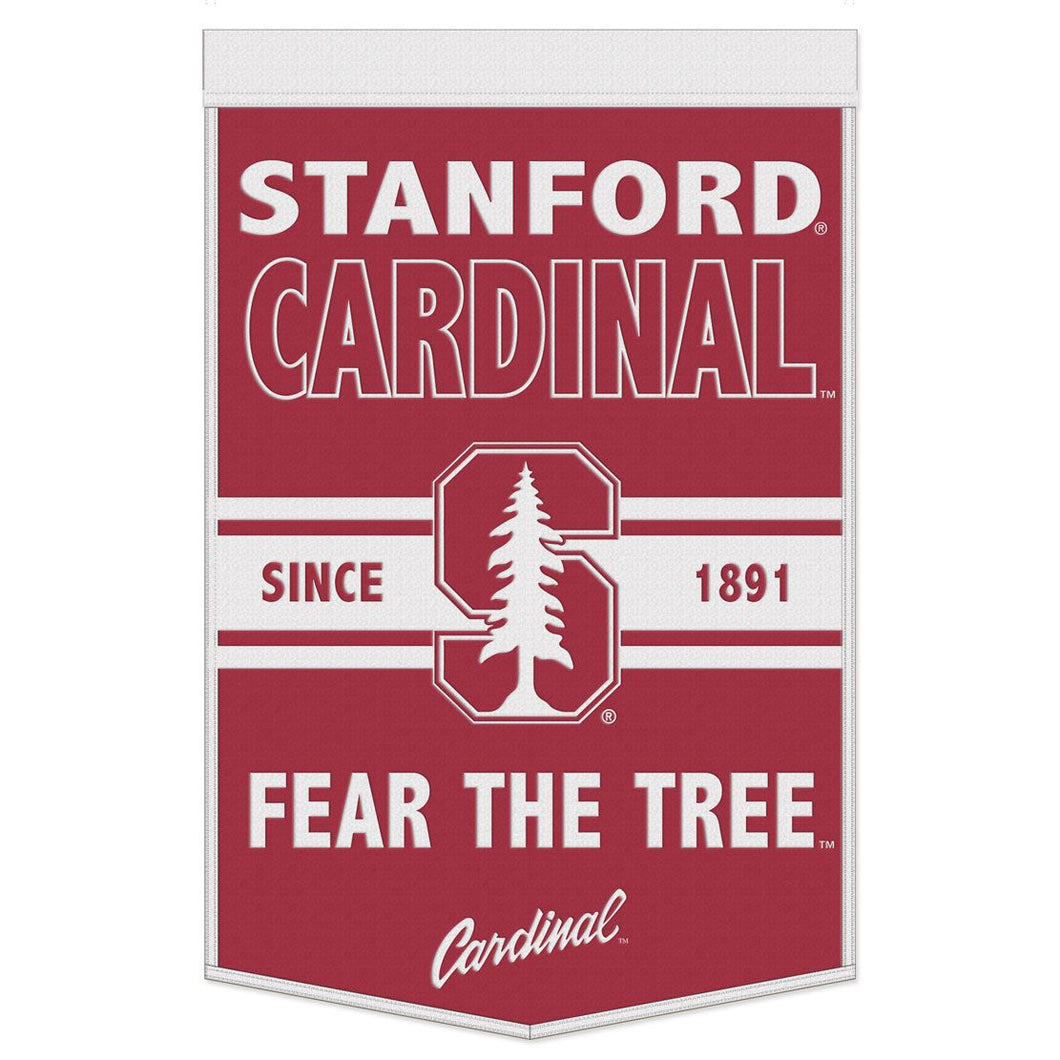 Stanford Cardinal Wool Banner - 24