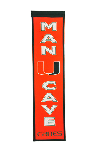Miami Hurricanes Man Cave Banner - 8
