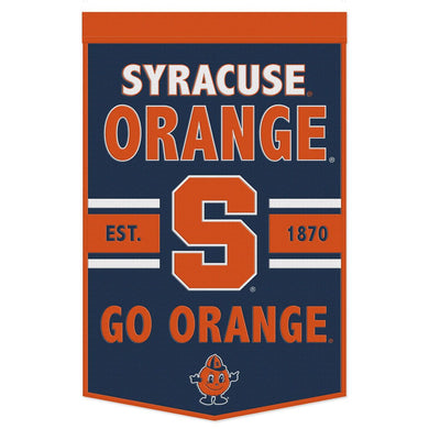 Syracuse Orange Wool Banner - 24
