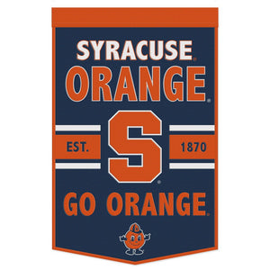 Syracuse Orange Wool Banner - 24"x38" GO ORANGE