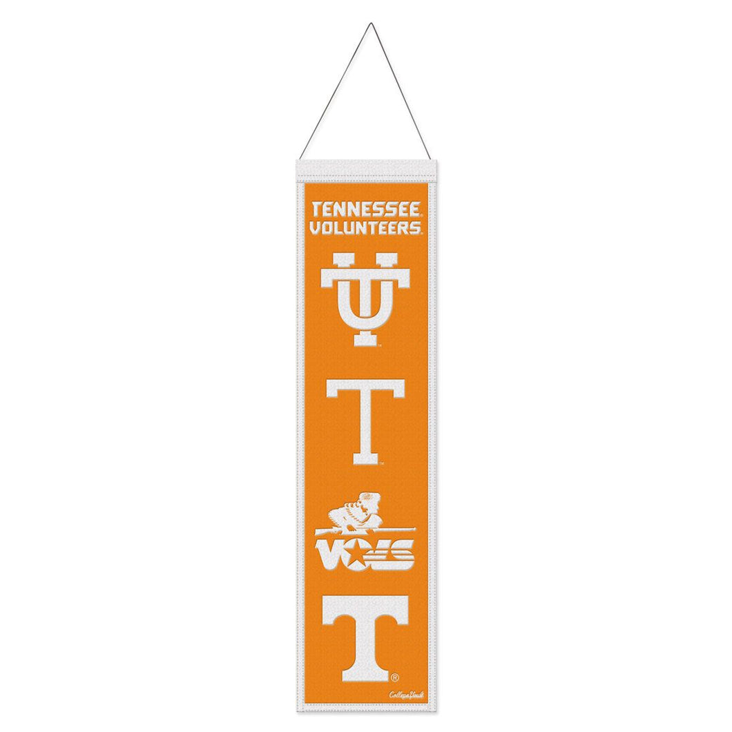 Tennessee Volunteers Logo Evolution Wool Banner - 8