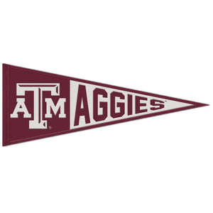 Texas A&M Aggies Wool Pennant - 13"x32"