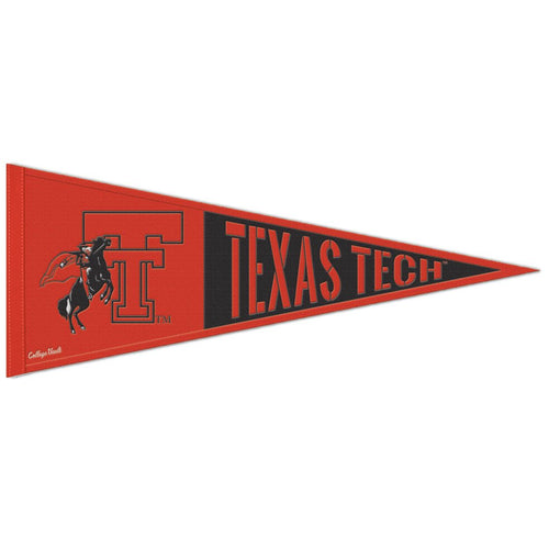 Texas Tech Red Raiders Throwback Logo Wool Pennant - 13