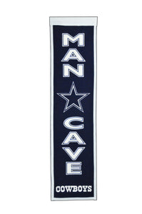 Dallas Cowboys Man Cave Banner - 8"x32"