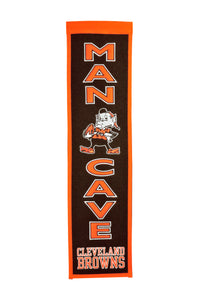 Cleveland Browns Man Cave Banner - 8"x32"