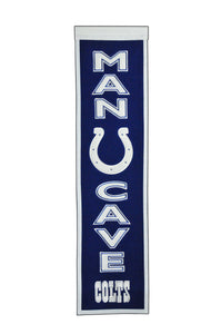 Indianapolis Colts Man Cave Banner - 8"x32"