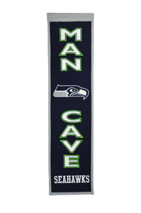 Seattle Seahawks Man Cave Banner - 8"x32"