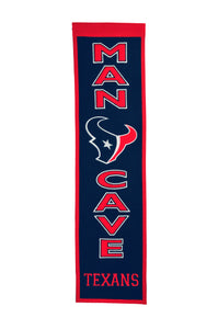 Houston Texans Man Cave Banner - 8"x32"