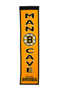 Boston Bruins Man Cave Banner - 8"x32"