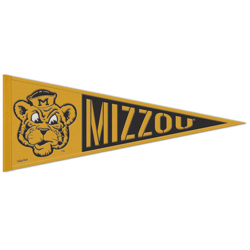 Missouri Tigers Throwback Logo Wool Pennant - 13