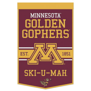 Minnesota Golden Gophers Wool Banner - 24"x38" SKI-U-MAH