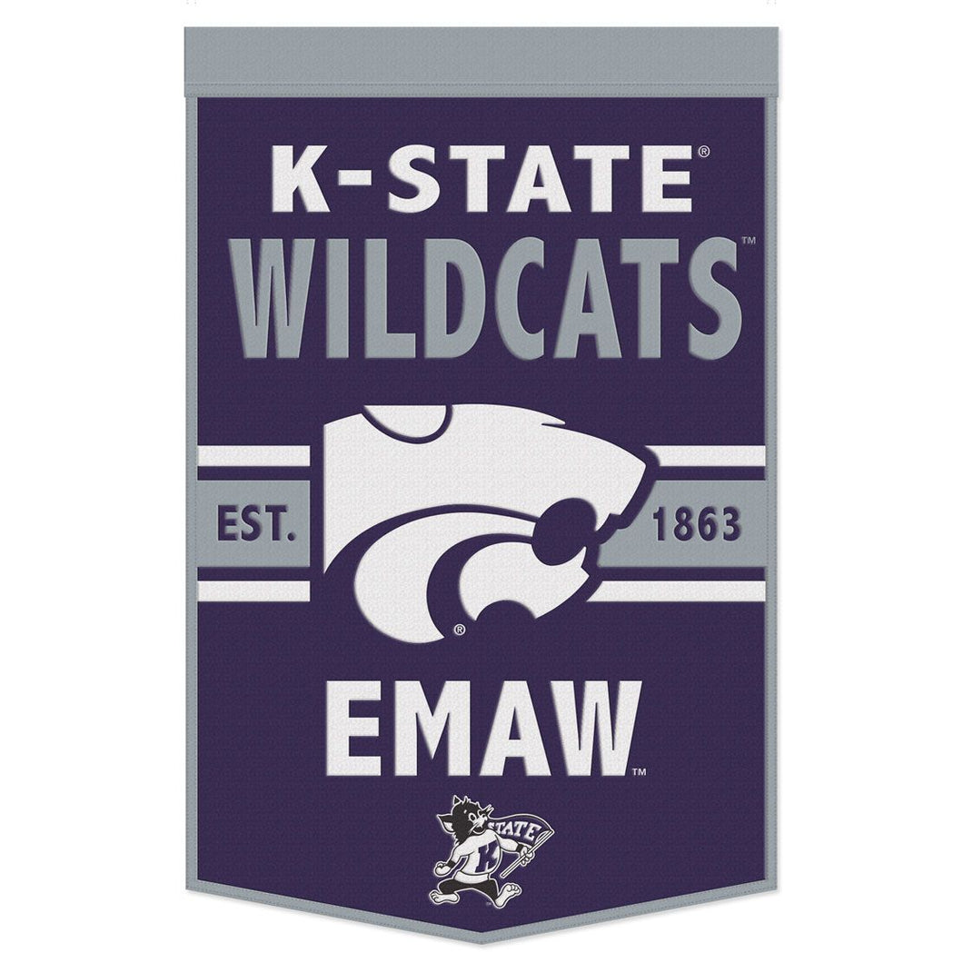 Kansas State Wildcats Wool Banner - 24