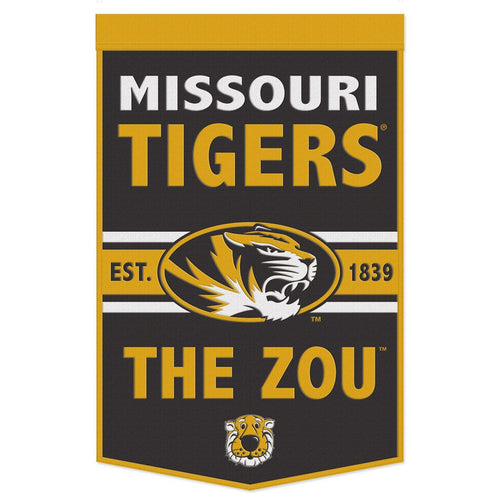 Missouri Tigers Wool Banner - 24