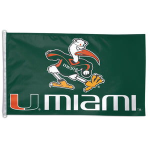 Miami Hurricanes Flag - 3'x5'