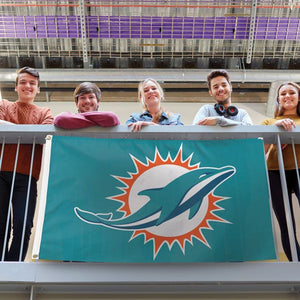 Miami Dolphins Team Flag - 3'x5'