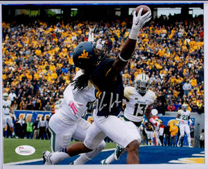 wvu football, kevin white, kevin white autograph