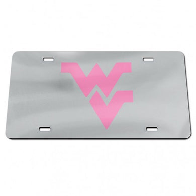 wvu license plate, west virginia mountaineers mirror license plate 