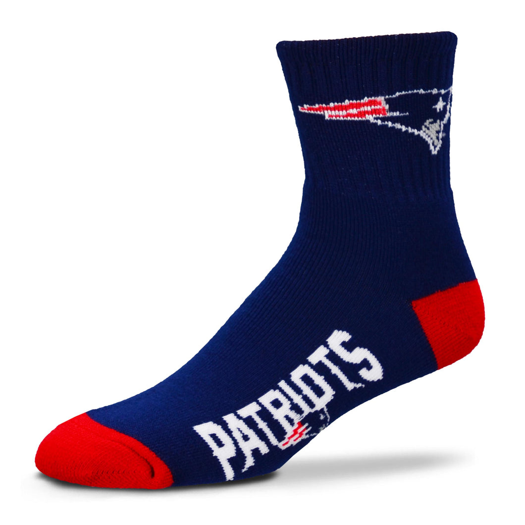 New England Patriots Men's Crew Socks