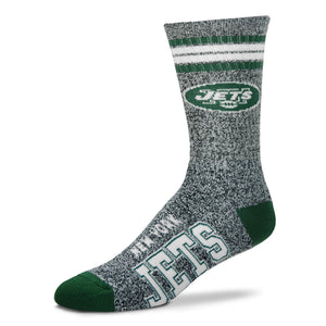 New York Jets - Marbled 4 Stripe Deuce Socks