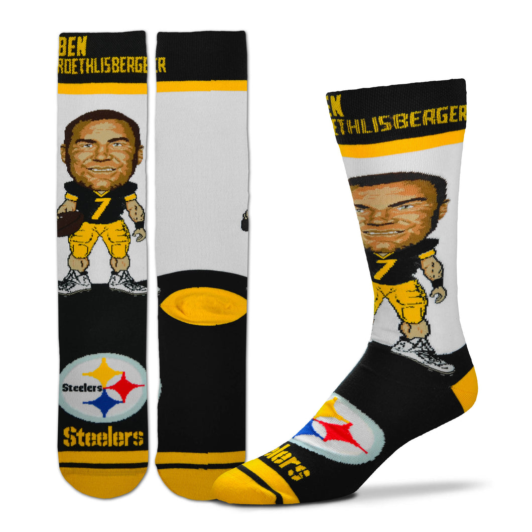 Ben Roethlisberger Pittsburgh Steelers Youth Socks