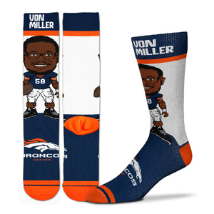 Von Miller Denver Broncos Youth Socks