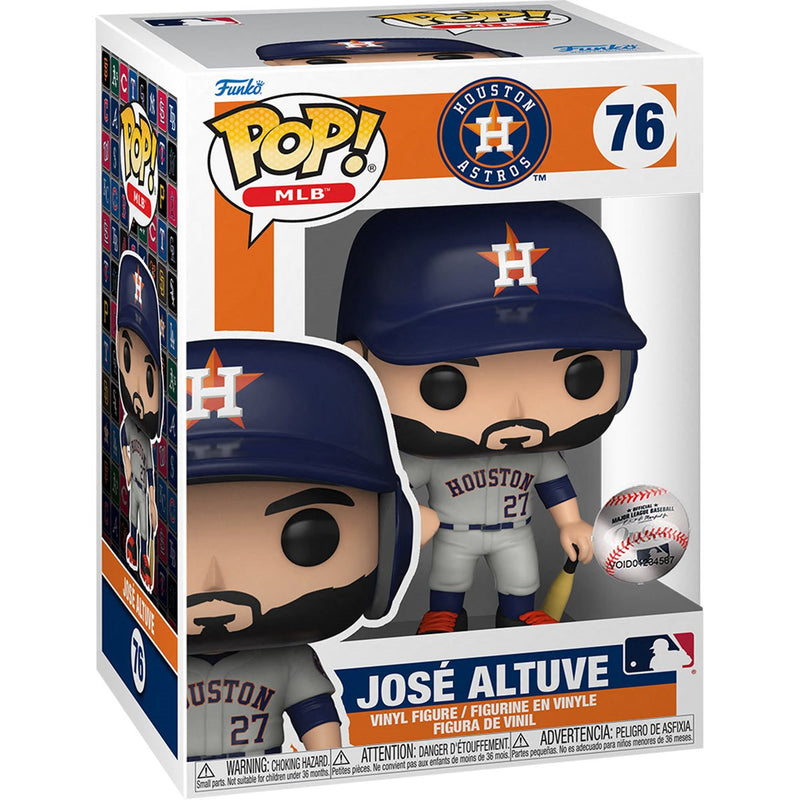 Signed Funko Pop Baseball MLB Houston Astros-jose Altuve 
