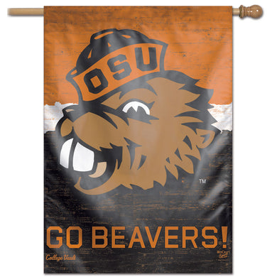 Oregon State Beavers College Vault Vertical Flag - 28