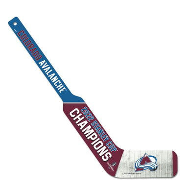 Colorado Avalanche 2022 Stanley Cup Champions Mini Goalie Stick