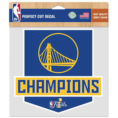 Golden State Warriors 2022 NBA Champions 8'' x 8'' Perfect Cut Decal